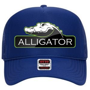 Alligator High Crown Mesh Back Trucker Hat