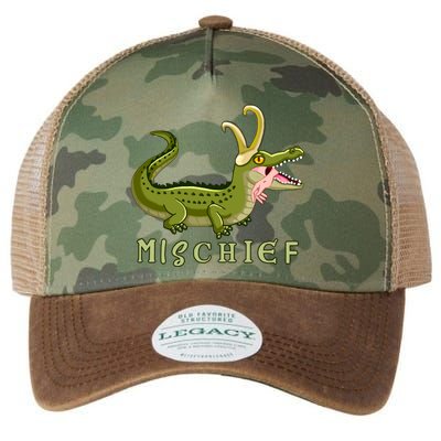Alligator Gator Croki Crocodile God of Mischief Legacy Tie Dye Trucker Hat