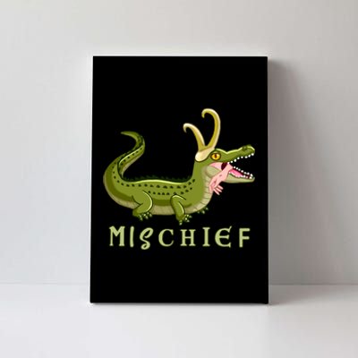 Alligator Gator Croki Crocodile God of Mischief Canvas