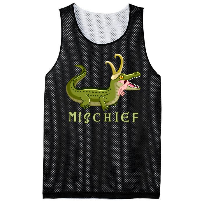 Alligator Gator Croki Crocodile God of Mischief Mesh Reversible Basketball Jersey Tank