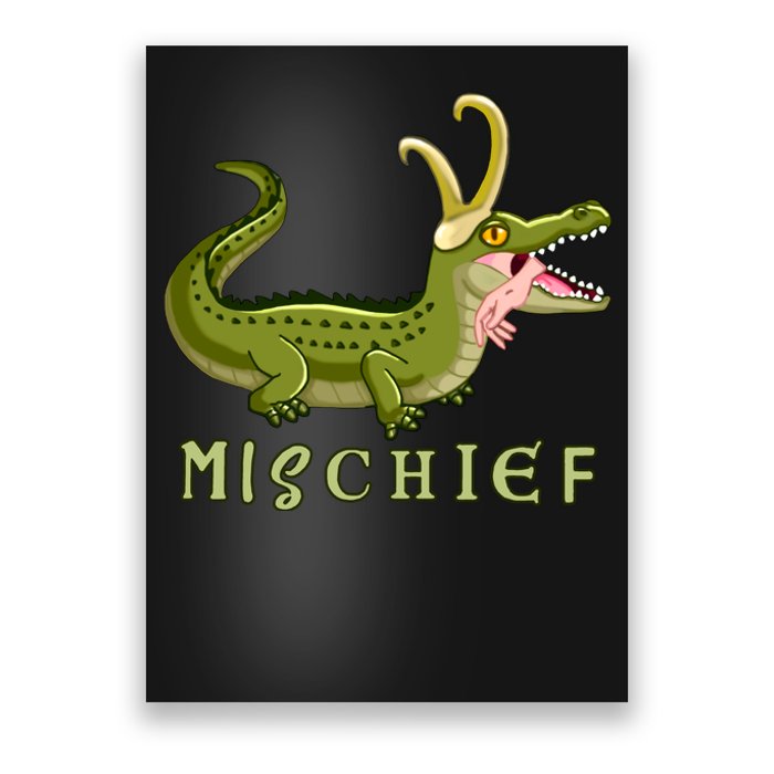 Alligator Gator Croki Crocodile God of Mischief Poster