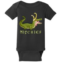 Alligator Gator Croki Crocodile God of Mischief Baby Bodysuit