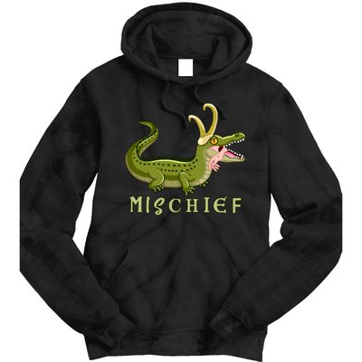 Alligator Gator Croki Crocodile God of Mischief Tie Dye Hoodie