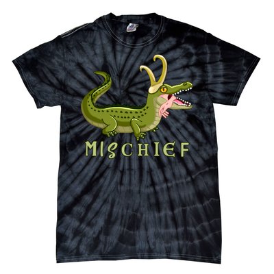 Alligator Gator Croki Crocodile God of Mischief Tie-Dye T-Shirt