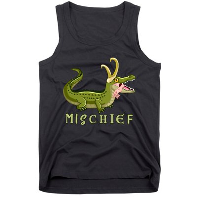 Alligator Gator Croki Crocodile God of Mischief Tank Top