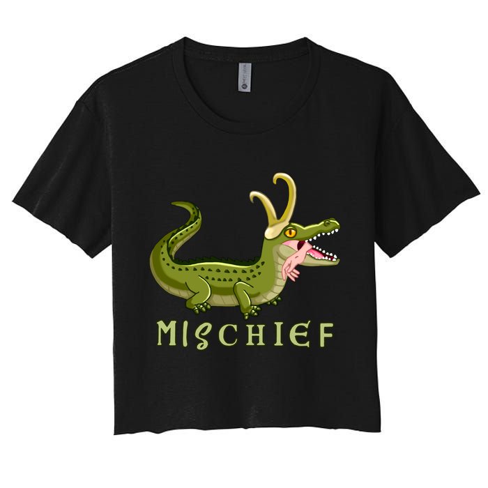 Alligator Gator Croki Crocodile God of Mischief Crop Top