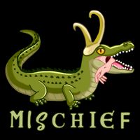 Alligator Gator Croki Crocodile God of Mischief Crop Top