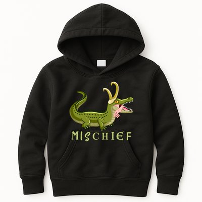 Alligator Gator Croki Crocodile God of Mischief Kids Hoodie