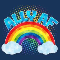 ALLY AF LGBT Rainbow Performance Shirt
