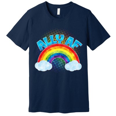 ALLY AF LGBT Rainbow Premium T-Shirt