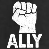 Ally Distressed Protest Fist Cool Comfort Performance Bucket Hat