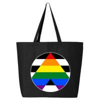 Ally Flag Circle Pyramid Pride 25L Jumbo Tote