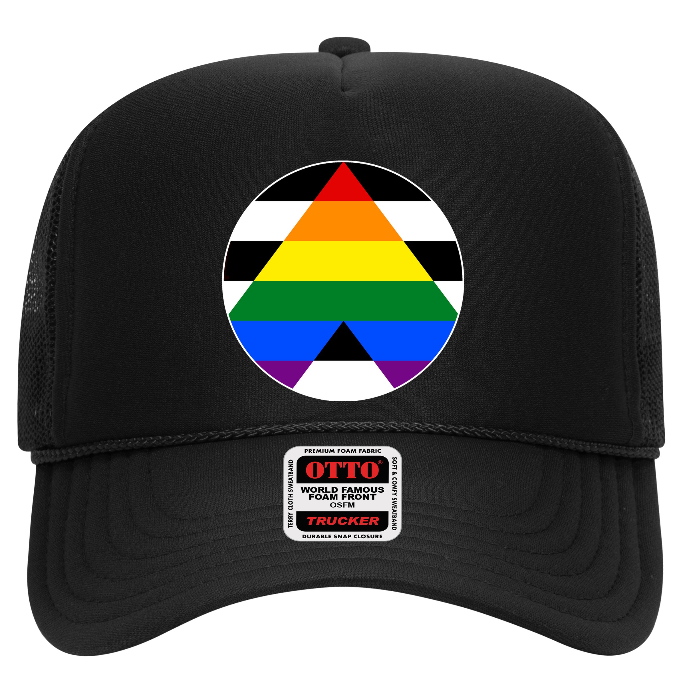 Ally Flag Circle Pyramid Pride Hat