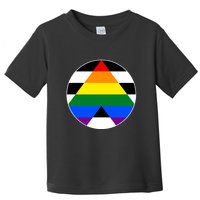Ally Flag Circle Pyramid Pride Toddler T-Shirt