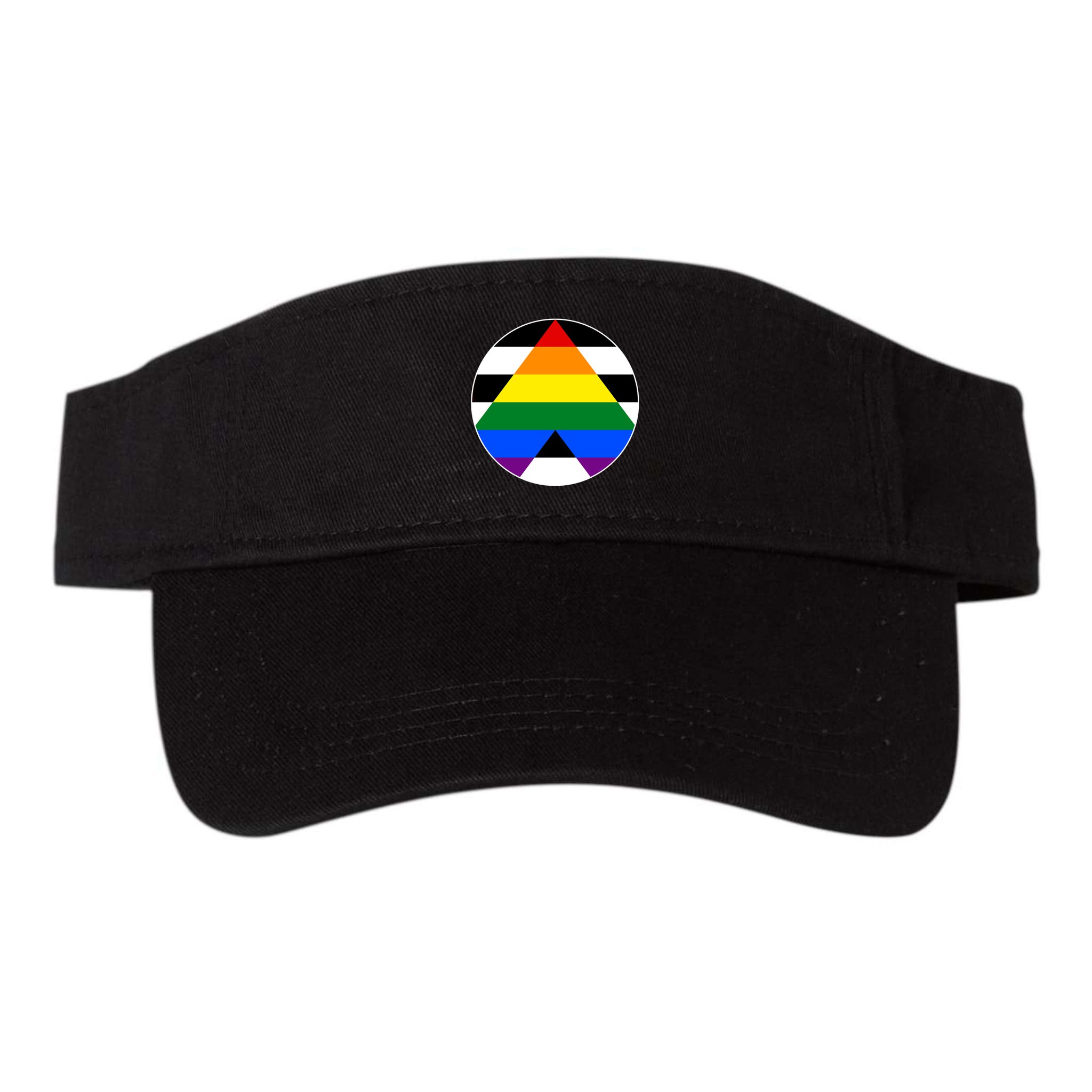 Ally Flag Circle Pyramid Pride Visor