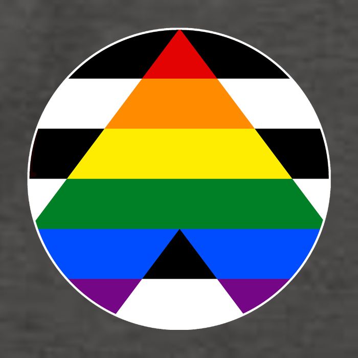 Ally Flag Circle Pyramid Pride Vector Backpack
