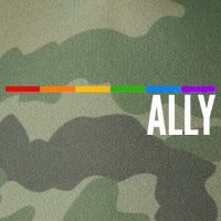 Ally LGBT Support Rainbow Thin Line Legacy Tie Dye Trucker Hat