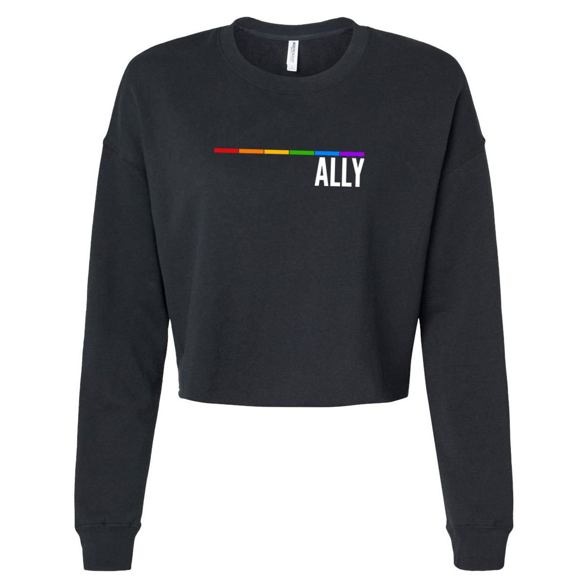 Ally LGBT Support Rainbow Thin Line Apron
