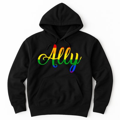 Ally Pride Rainbow Hoodie