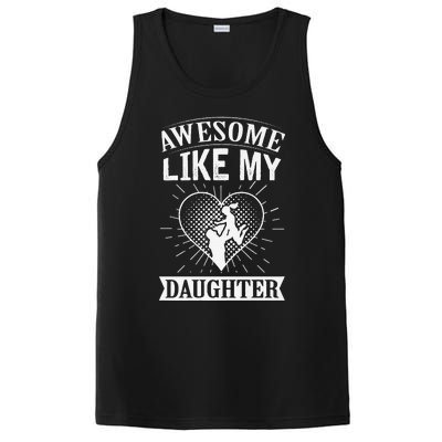 Awesome Like My Daughter. Funny Heartwarming Present Premium PosiCharge Competitor Tank