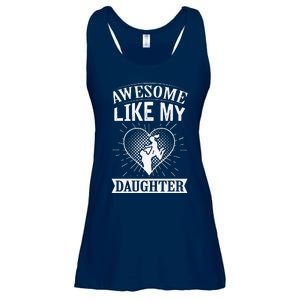 Awesome Like My Daughter. Funny Heartwarming Present Premium Ladies Essential Flowy Tank