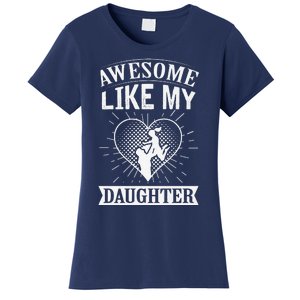 Awesome Like My Daughter. Funny Heartwarming Present Premium Women's T-Shirt