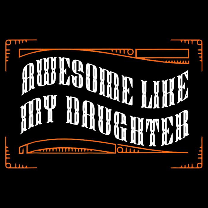 Awesome Like My Daughter Men Funny Fathers Day Dad Cooling Performance Crew T-Shirt