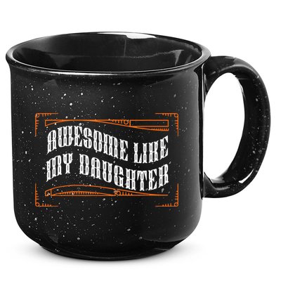 Awesome Like My Daughter Men Funny Fathers Day Dad 15oz Campfire Ceramic Mug