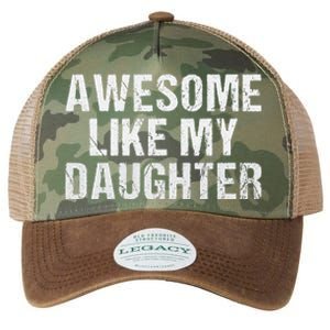 Awesome Like My Daughter Fathers Day Dad Gifts From Daughter Legacy Tie Dye Trucker Hat