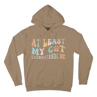 At Least My Cat Loves Me Funny Sarcastic Cat Lover Quote Hoodie