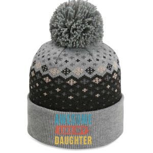 Awesome Like My Daughter Parents Day The Baniff Cuffed Pom Beanie