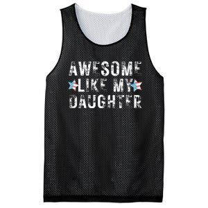 Awesome Like My Daughter Dad Fathers Day Mesh Reversible Basketball Jersey Tank