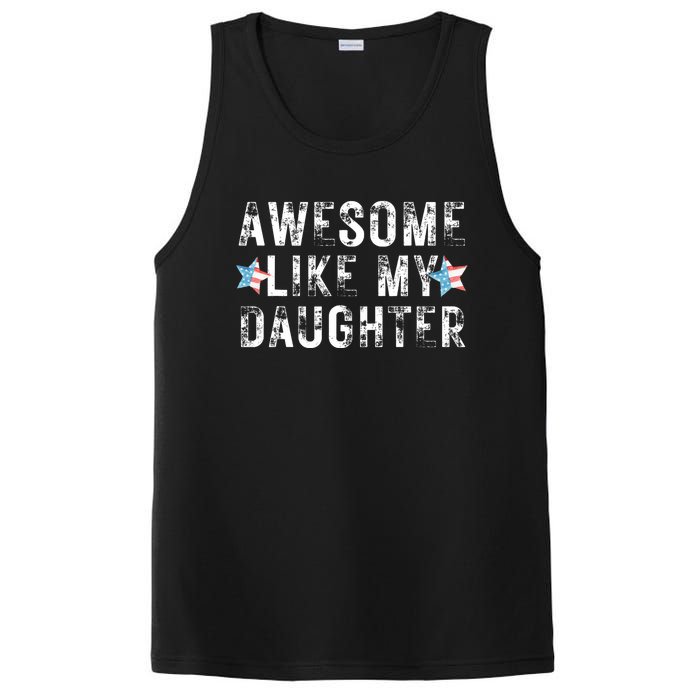 Awesome Like My Daughter Dad Fathers Day PosiCharge Competitor Tank