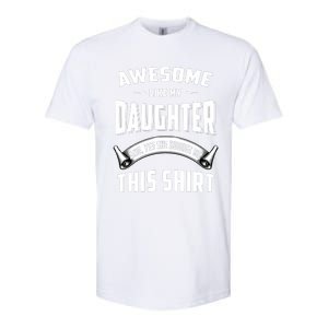 Awesome Like My Daughter Dad Funny Softstyle CVC T-Shirt