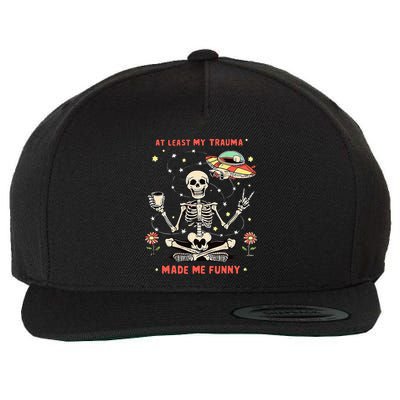 At Least My Trauma Made Me Wool Snapback Cap
