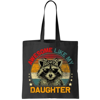 Awesome Like My Daughter Retro Funny Father's Day Dad  Bag