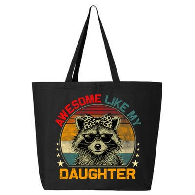 Awesome Like My Daughter Retro Funny Father's Day Dad  25L Jumbo Tote
