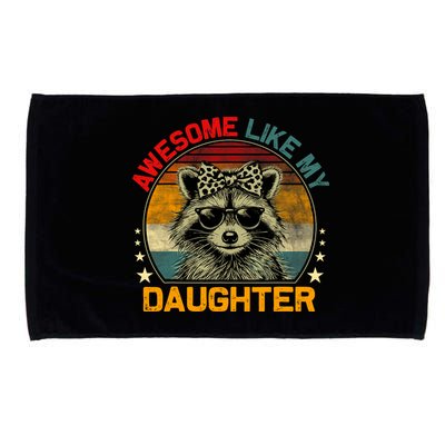 Awesome Like My Daughter Retro Funny Father's Day Dad  Microfiber Hand Towel