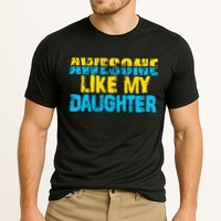 Awesome Like My Daughter Fathers Day Dad Cooling Performance Crew T-Shirt