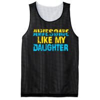 Awesome Like My Daughter Fathers Day Dad Mesh Reversible Basketball Jersey Tank