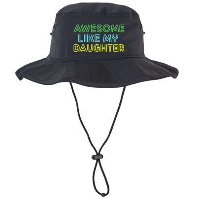 Awesome Like My Daughter Funny Dad Joke Gift Fathers Day Bucket Hat