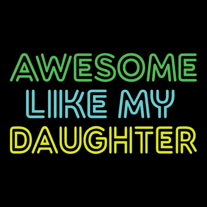 Awesome Like My Daughter Funny Dad Joke Gift Fathers Day 16 in Basic Backpack