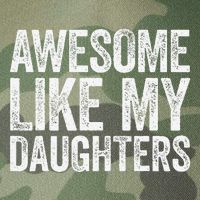 Awesome Like My Daughters Dad Fathers Day Legacy Tie Dye Trucker Hat