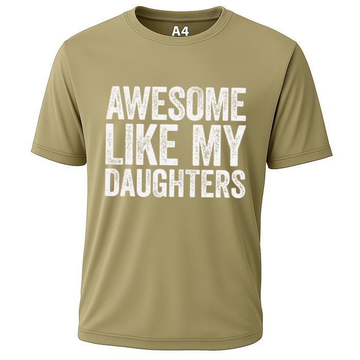 Awesome Like My Daughters Dad Fathers Day Cooling Performance Crew T-Shirt