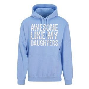 Awesome Like My Daughters Dad Fathers Day Unisex Surf Hoodie