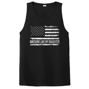 Awesome Like My Daughter Dad Joke Funny Fathers Day Dad PosiCharge Competitor Tank