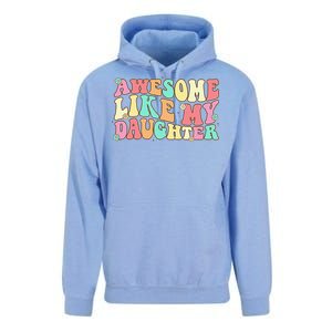 Awesome Like My Daughter Man Funny Fathers Day Dad Unisex Surf Hoodie