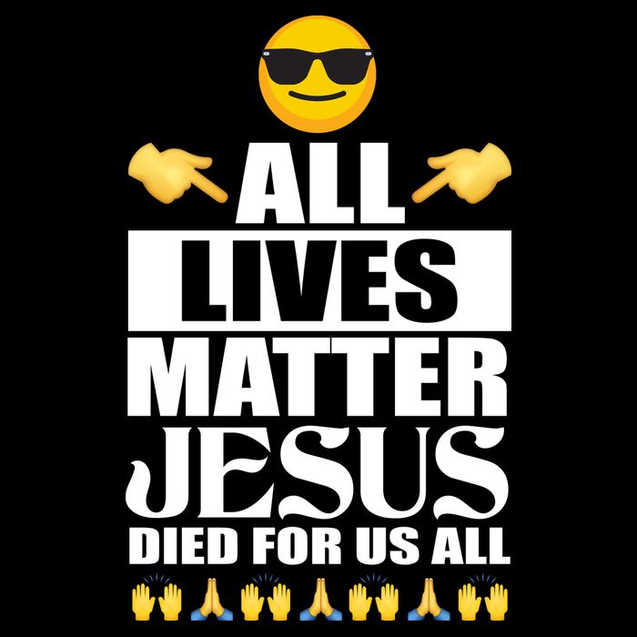 All Lives Matter Jesus Died For Us All Emoji Baby Bodysuit