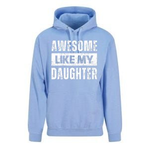 Awesome Like My Daughter DadS MomS Day Unisex Surf Hoodie