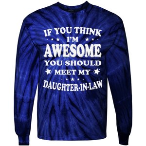 Awesome Like My Daughter In Law Family Lovers Tie-Dye Long Sleeve Shirt